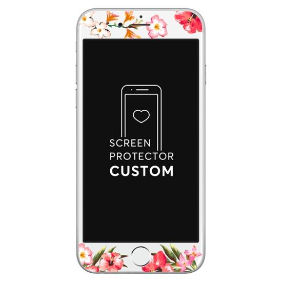 Floral - Película Anti-Impacto Customizada - Vidro Temperado