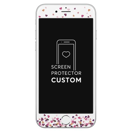 Película Anti-Impacto Personalizada - Corações Flutuantes