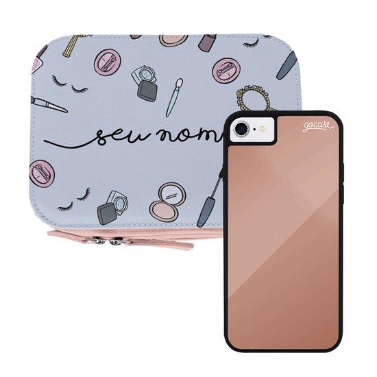 Kit Makeup Patches (Necessáire de Maquiagem + Case Mirror)