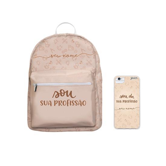 Kit Minha Profissão (Mochila + Case)