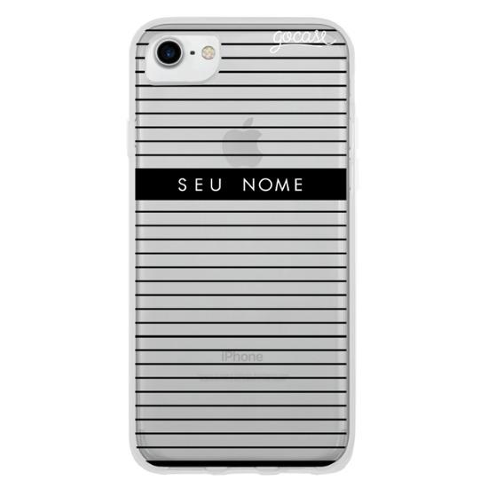 Capinha para celular Classic Stripes Customizável