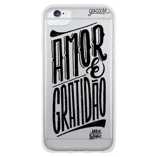 Capinha para celular Amor e Gratidão