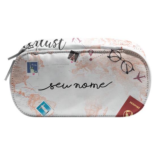 Estojo College Mini - World Trip Manuscrita