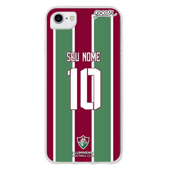 Capinha para celular Fluminense - Uniforme 1 Personalizado