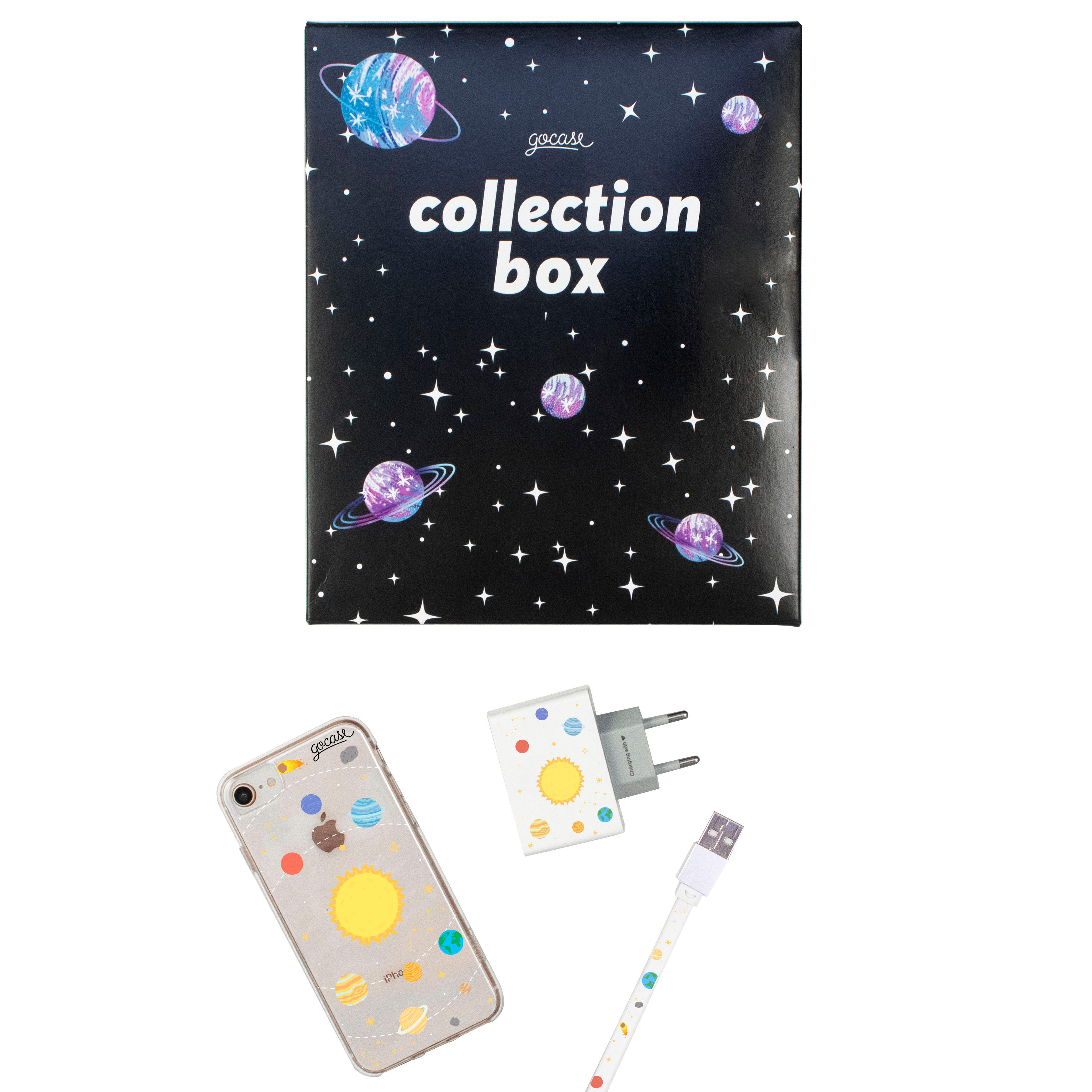 Kit Solar System Case Apple Cable Wallcharger Space Travel Limited Collection Box