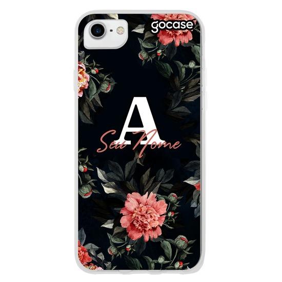 Capinha para celular Rosas Vermelhas Inicial Fancy
