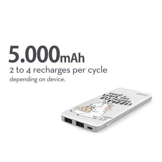 Power Bank Slim Portable Charger (5000mAh) - Uniforme Salvino