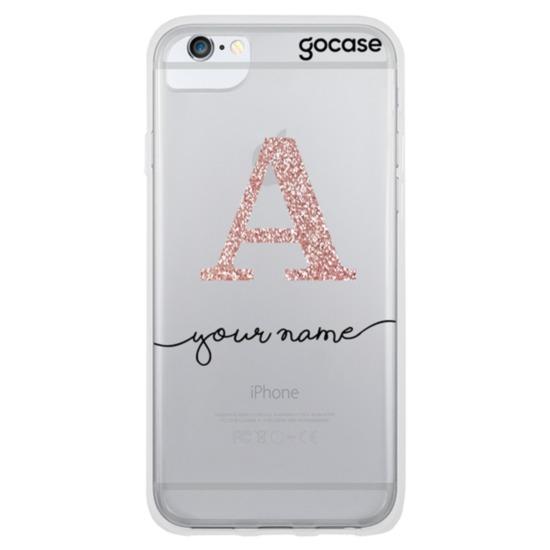 Initials Glitter Phone Case