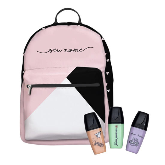 Mochila Gocase Bag - Tricolor Manuscrita