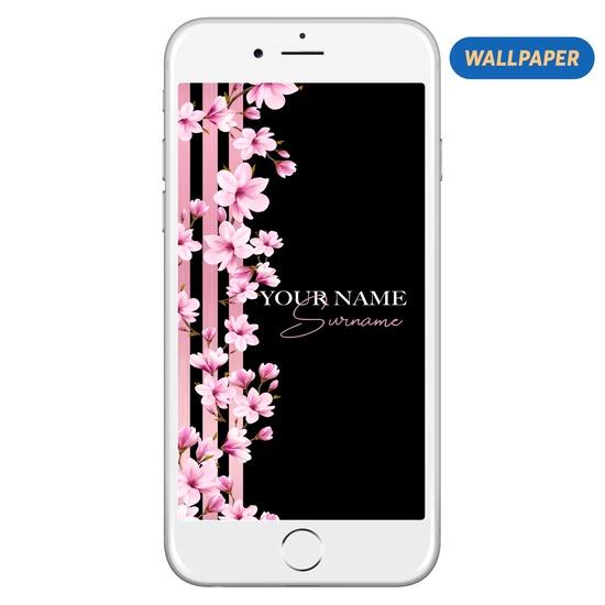 Wallpaper - Floral Lines