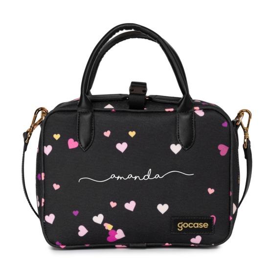 Lancheira Térmica Glam - Corações Flutuantes