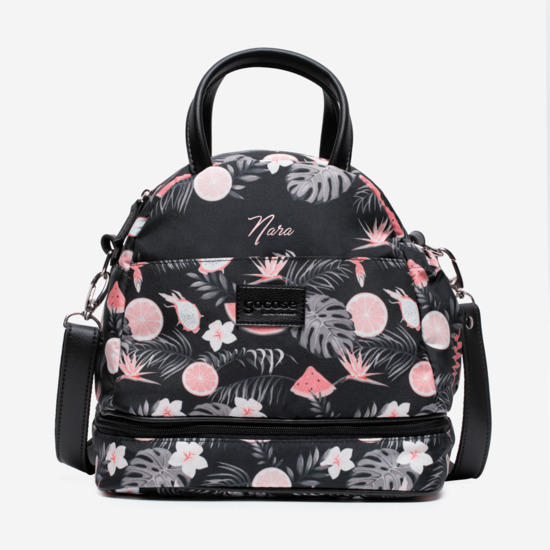 Lancheira Térmica Mix Personalizada - Frutas Florais Manuscrita