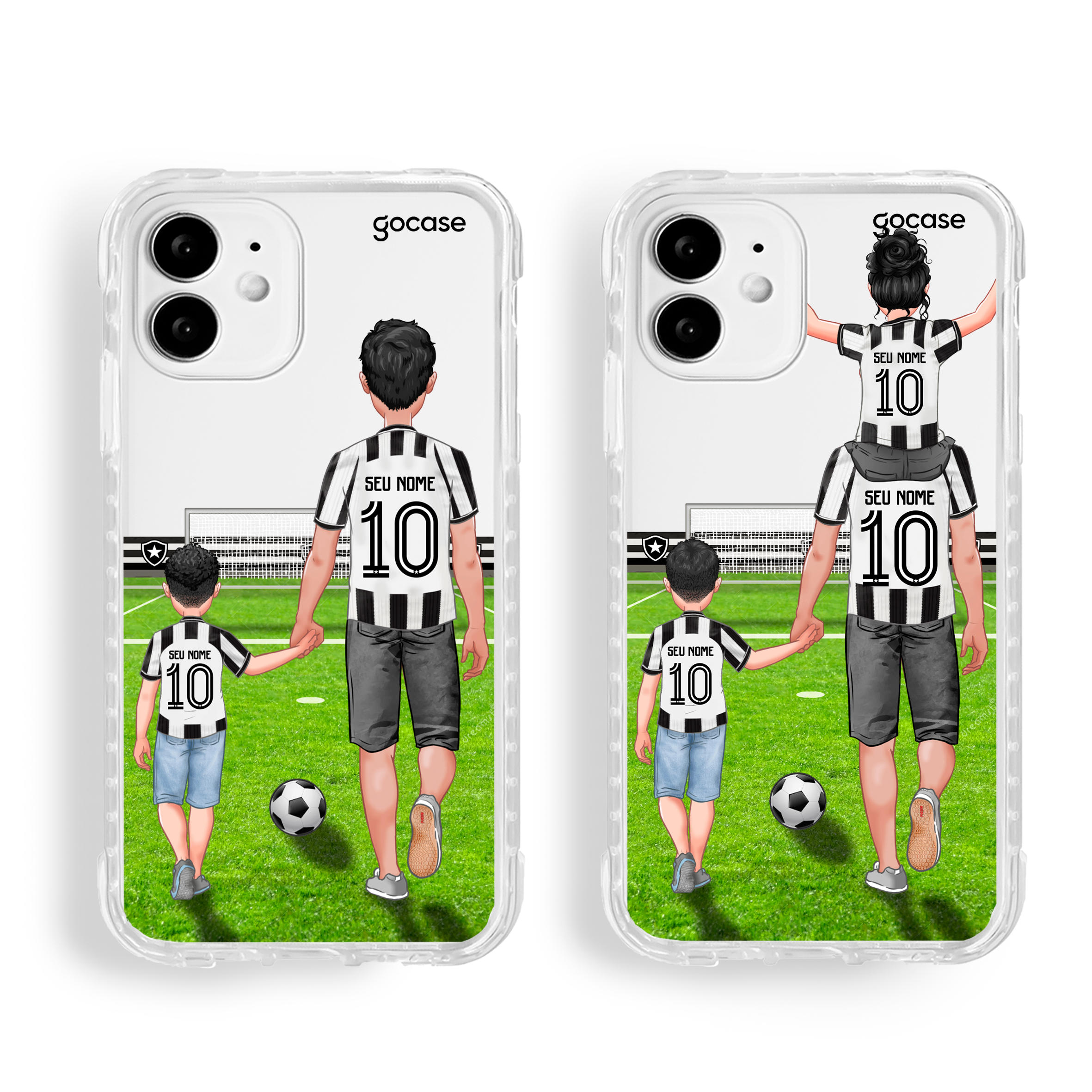 Capinha para celular Botafogo - Pai e Filho(a) Alvinegros