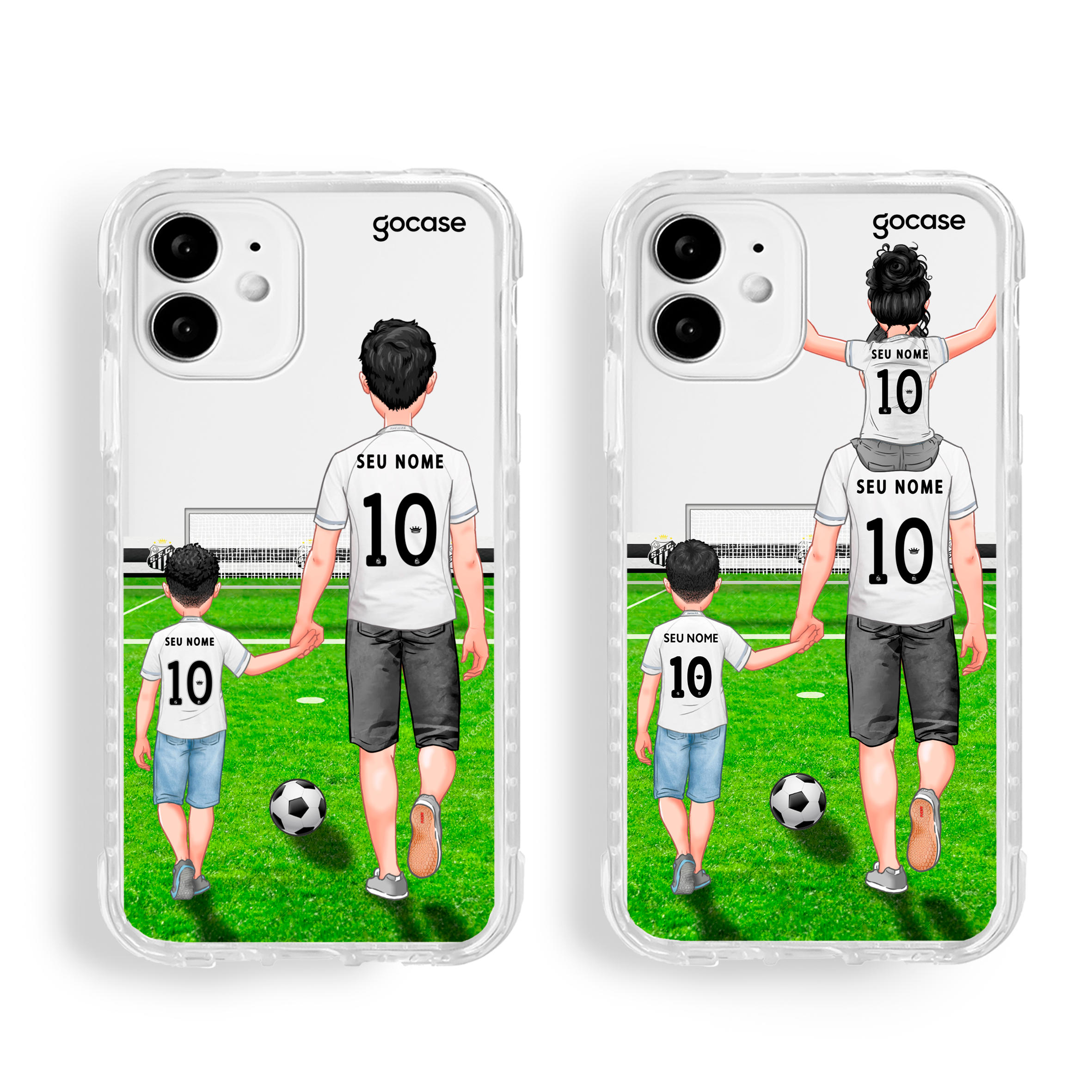 Capinha para celular Santos - Pai e filho(a) Alvinegros