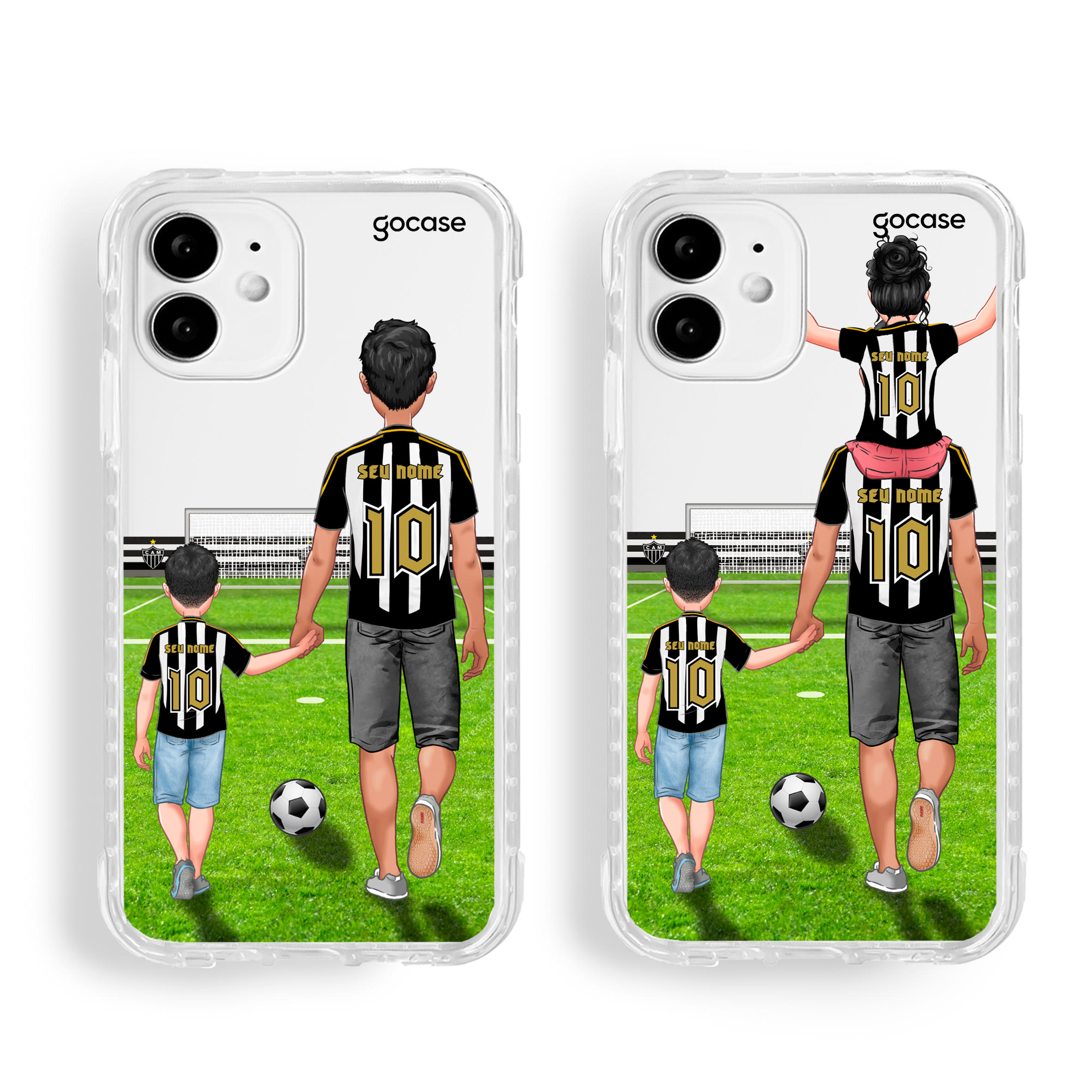Capinha para celular Atlético Mineiro - Pai e Filho(a) Alvinegros