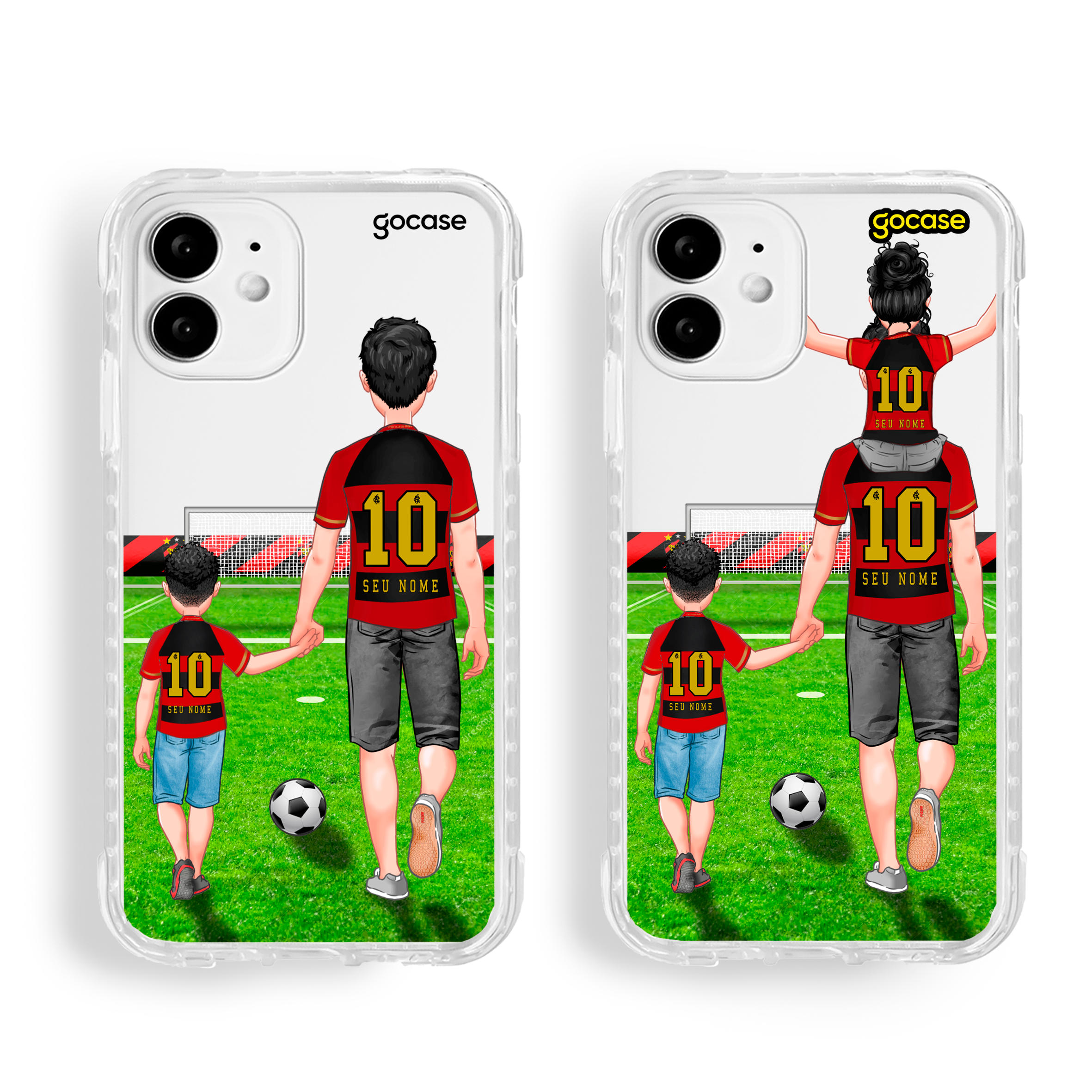 Capinha para celular Sport Recife - Pai e Filho(a) Rubro-negros