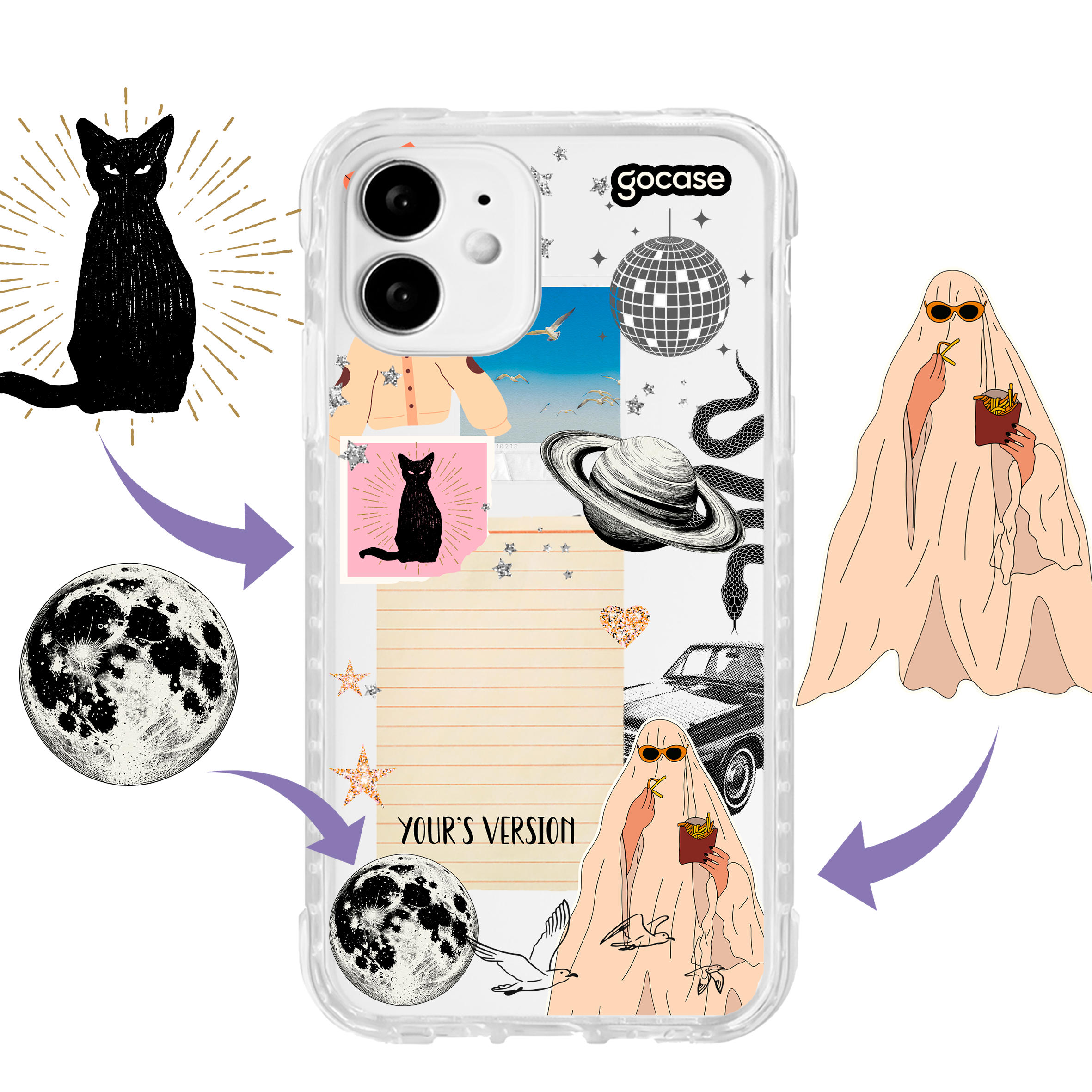Your's Version Collage Phone Case