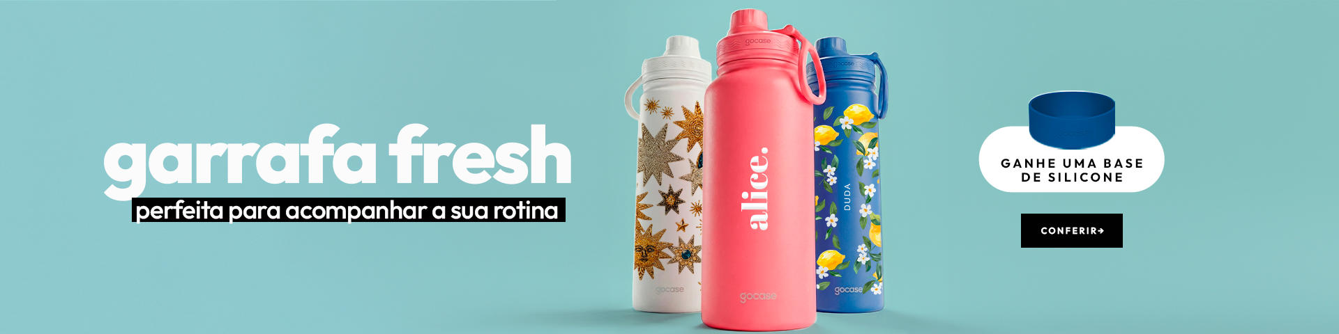 Garrafa Fresh - RELÓGIO