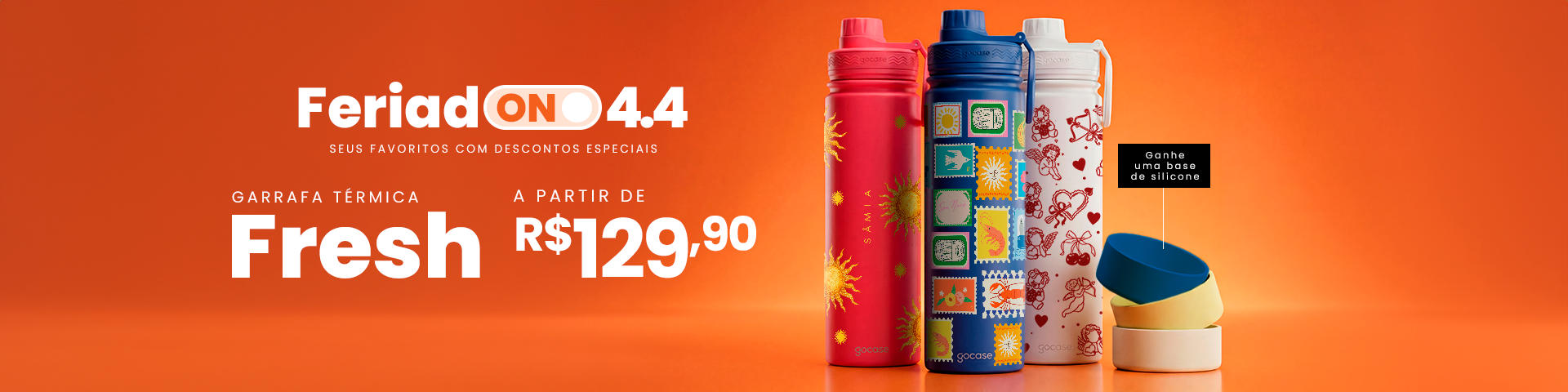 Garrafa Fresh - RELÓGIO