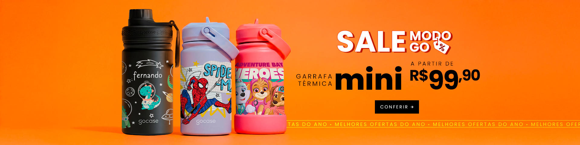 OFF - PISCOU, PERDEU - GARRAFA MINI