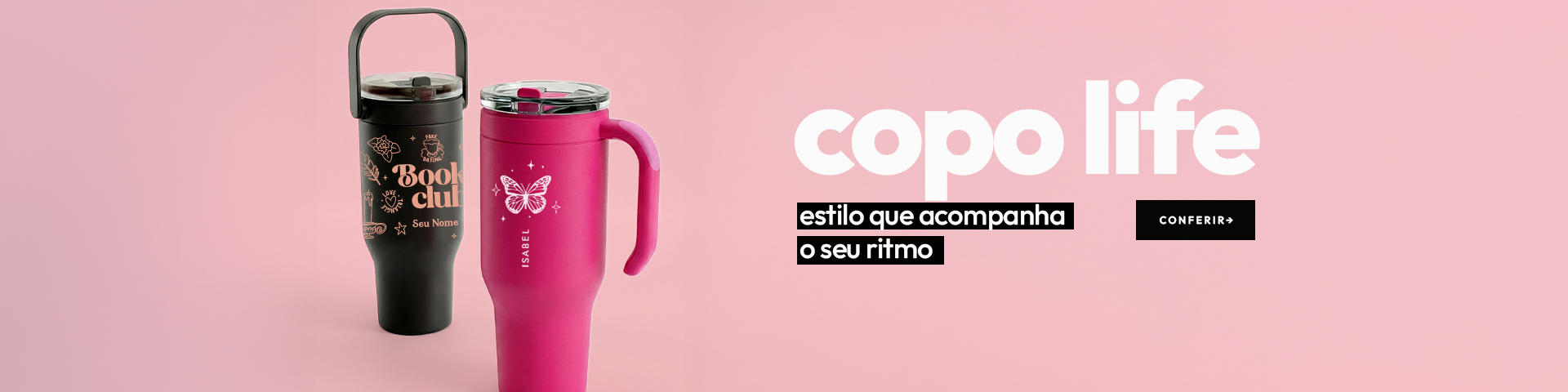 Copo Life - RELÓGIO 