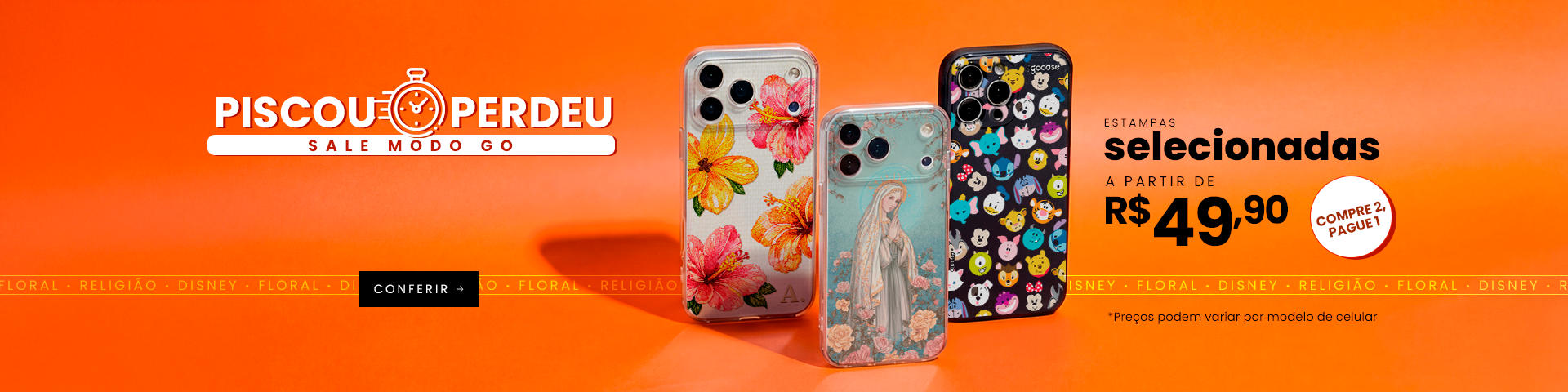 Capinhas - piscou, perdeu