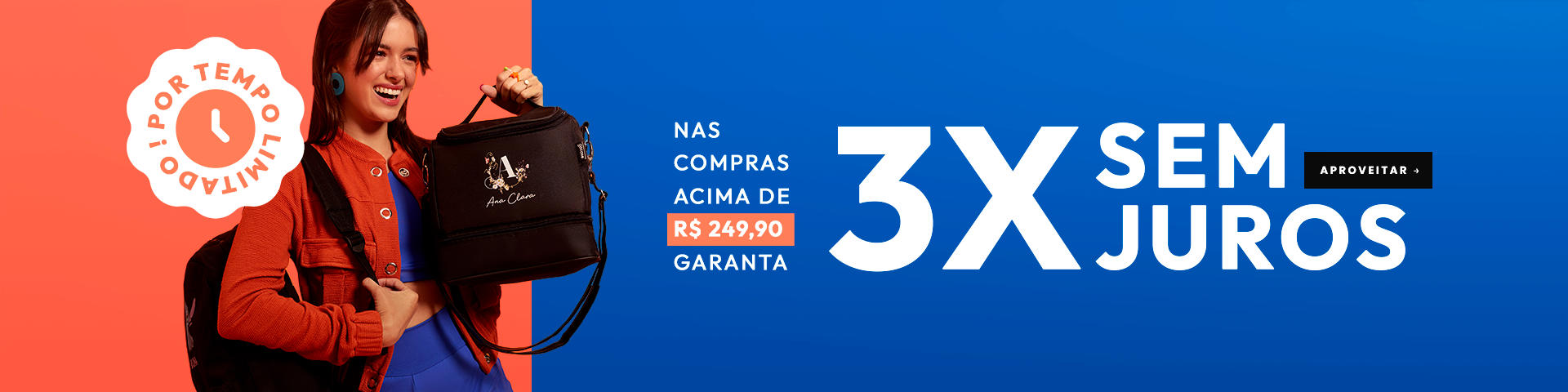 3X SEM JUROS