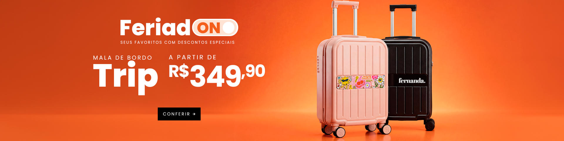 Mala de Bordo Trip - RELÓGIO 