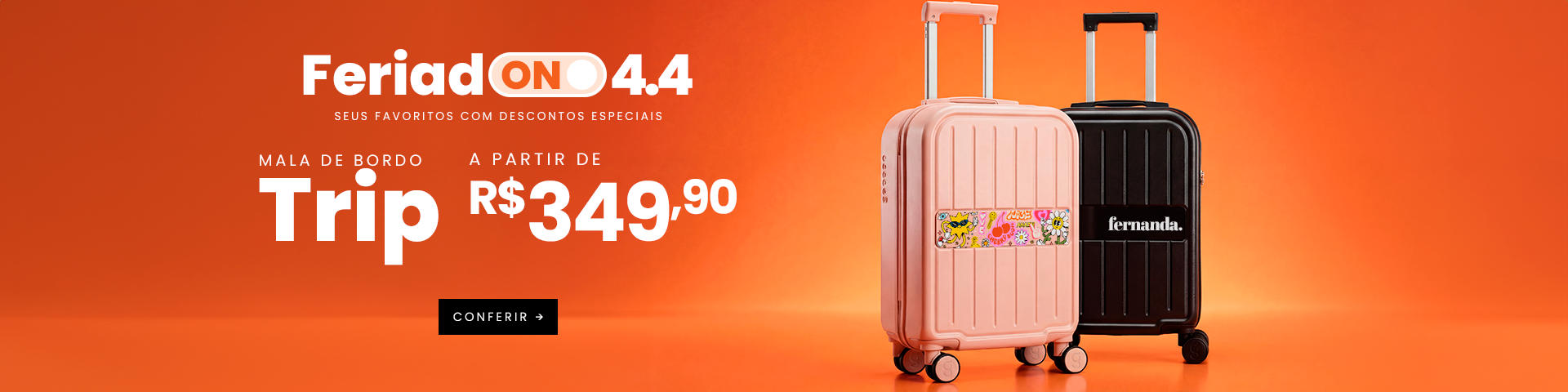 Mala de Bordo Trip - RELÓGIO 