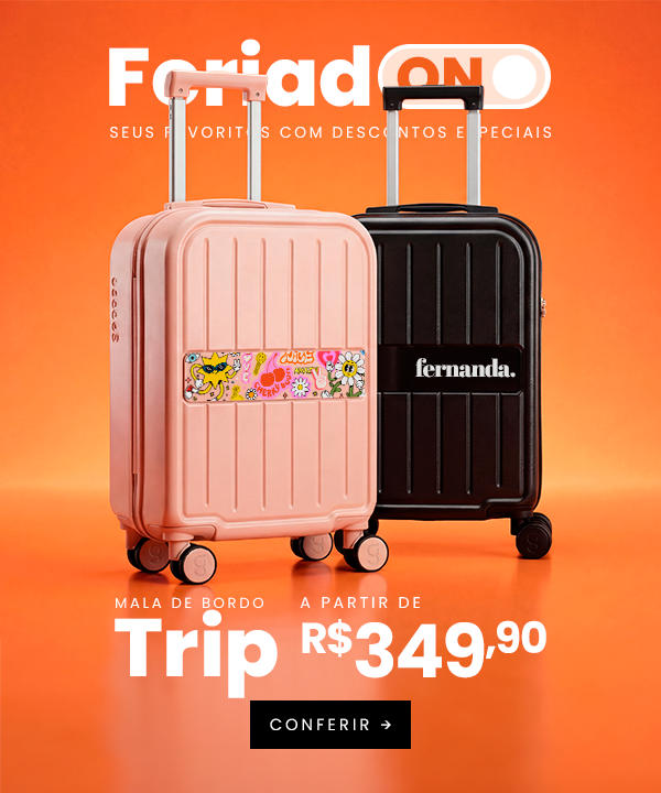 Mala de Bordo Trip - RELÓGIO 