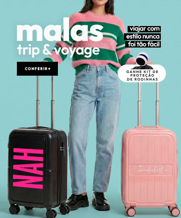 Mala de Bordo Trip - RELÓGIO 