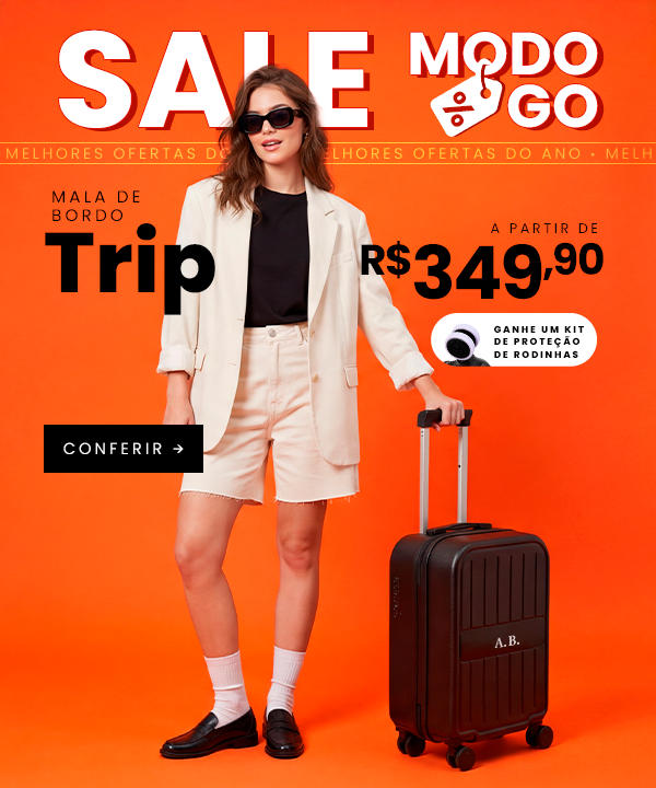 Mala de Bordo Trip - RELÓGIO 