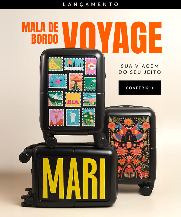 Lançamento - Mala de Bordo Voyage 