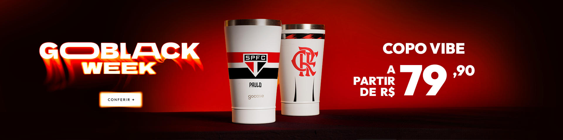 Copo Térmico Vibe Futebol - PISCOU, PERDEU