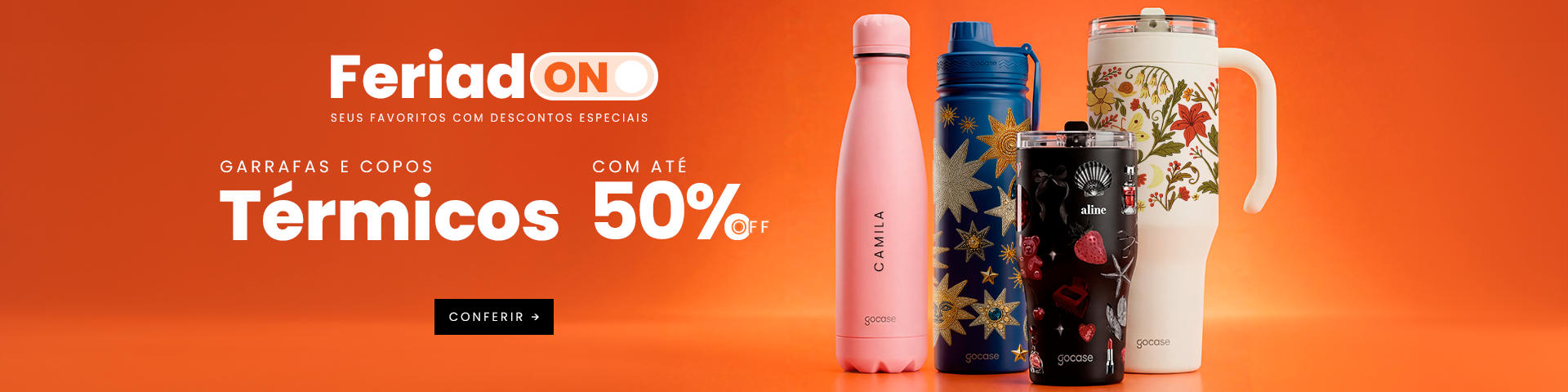 Garrafa Fresh - RELÓGIO