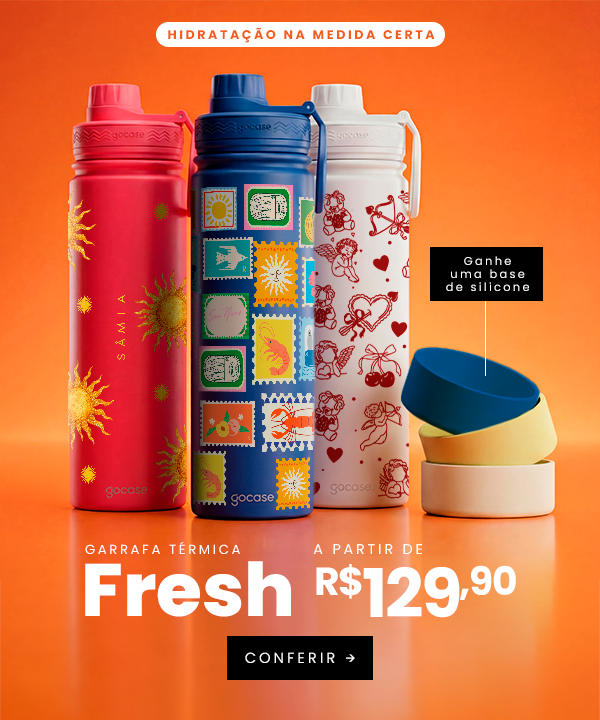 Garrafa Fresh - RELÓGIO