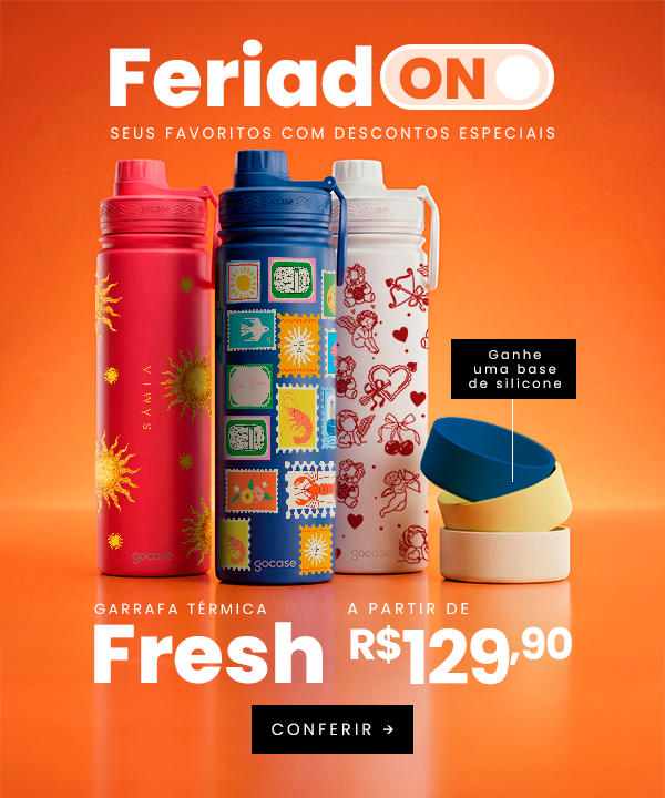 Garrafa Fresh - RELÓGIO