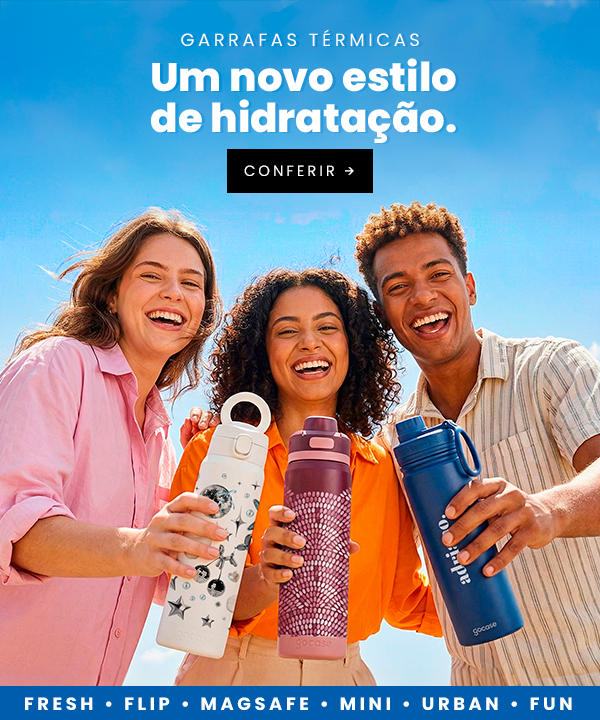 Garrafa Fresh - RELÓGIO