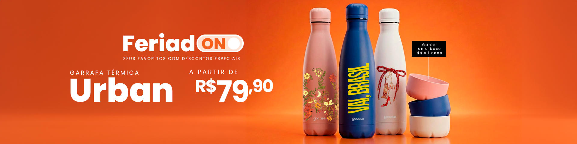 Garrafa Térmica URBAN - RELÓGIO 