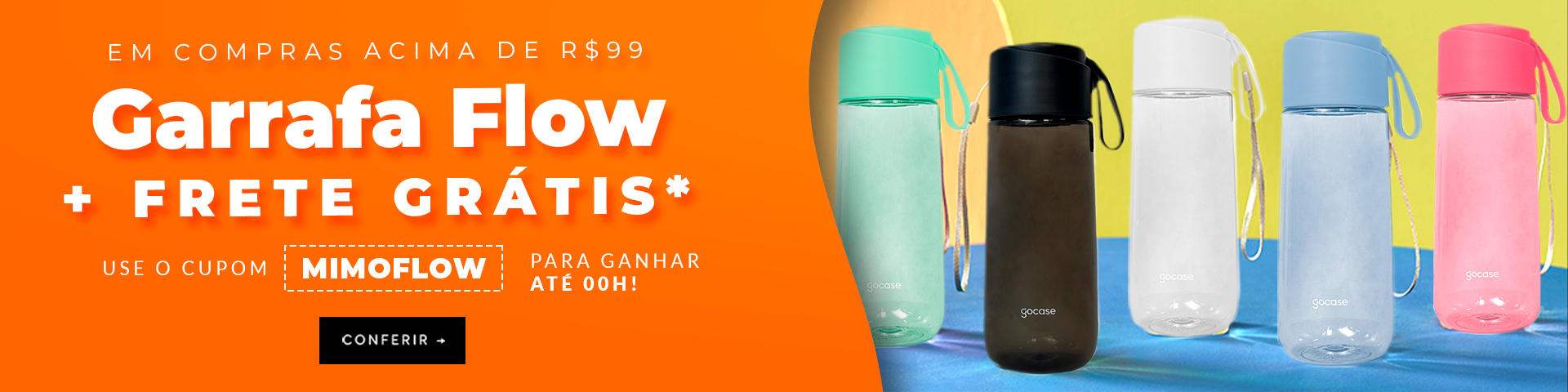 MIMOFLOW: Garrafa Flow + Frete Grátis em compras acima de R$99