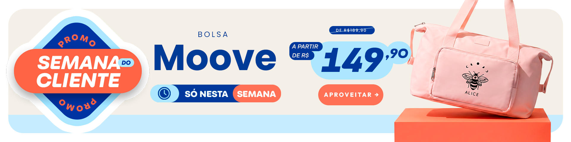 🔥 9.9 🔥 - BOLSA MOOVE