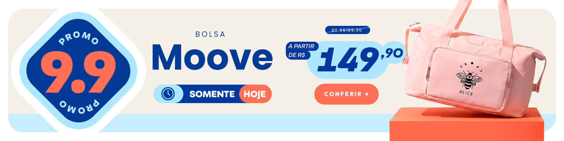 🔥 9.9 🔥 - BOLSA MOOVE