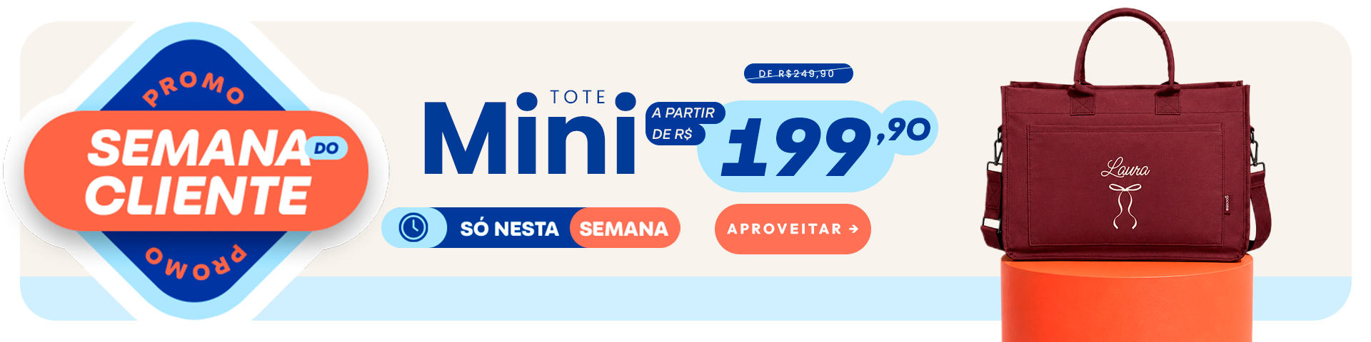 🔥 9.9 🔥 - MINI TOTE