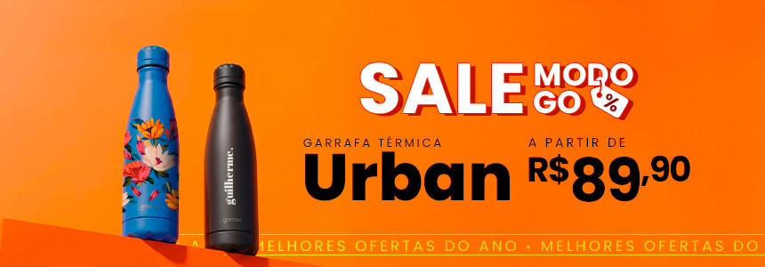 Kit Promocional: Garrafa Térmica Urban + Ebook.