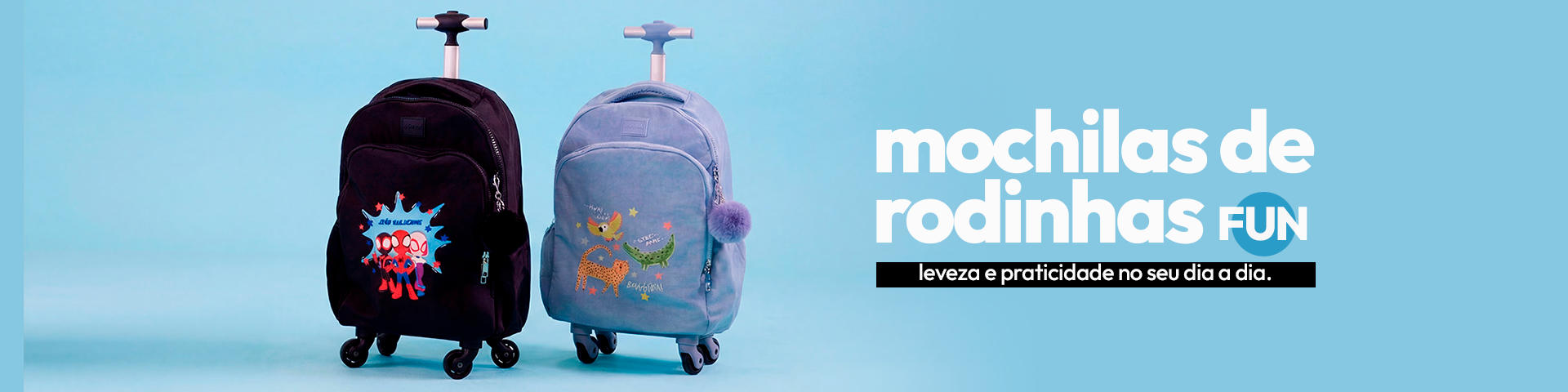 Mochila de Rodinhas Fun