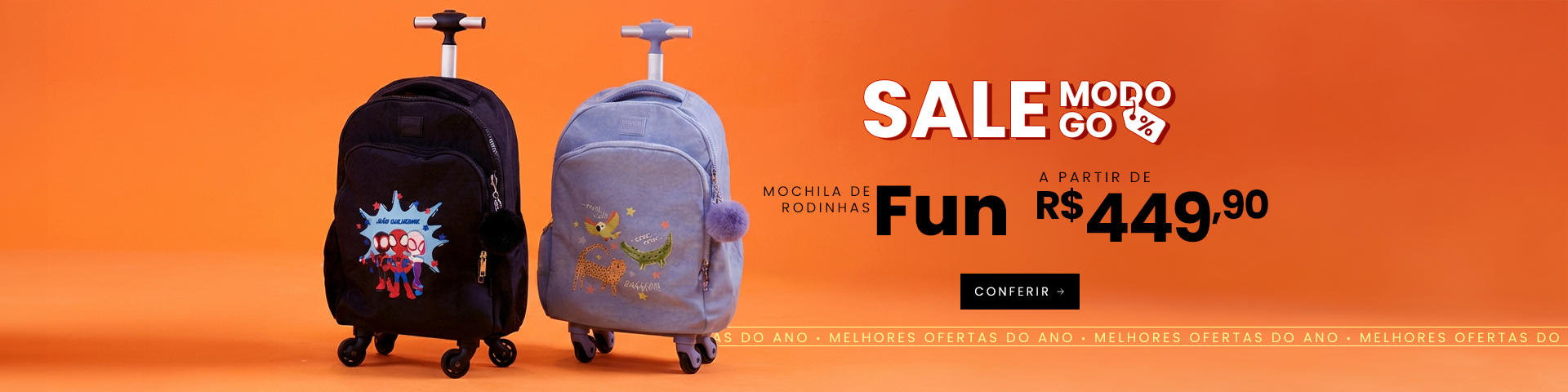 Mochila de Rodinhas Fun