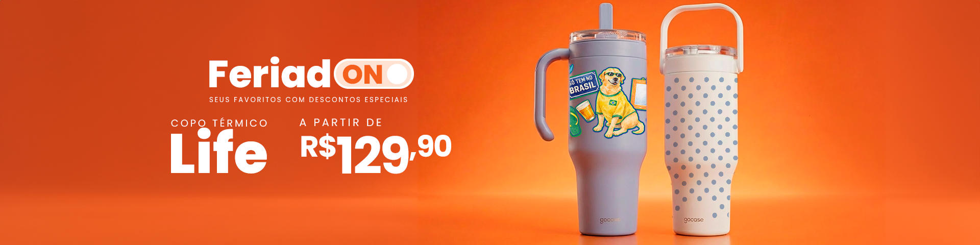 Copo Térmico Life + Ebook