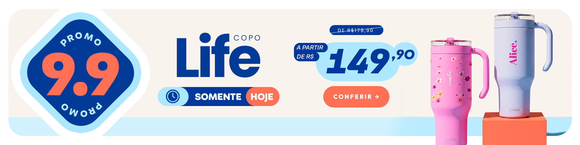 Copo Térmico Life + Ebook