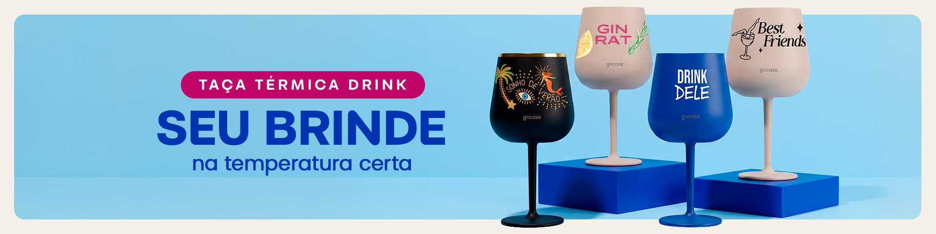 Taça Térmica Drink + Ebook