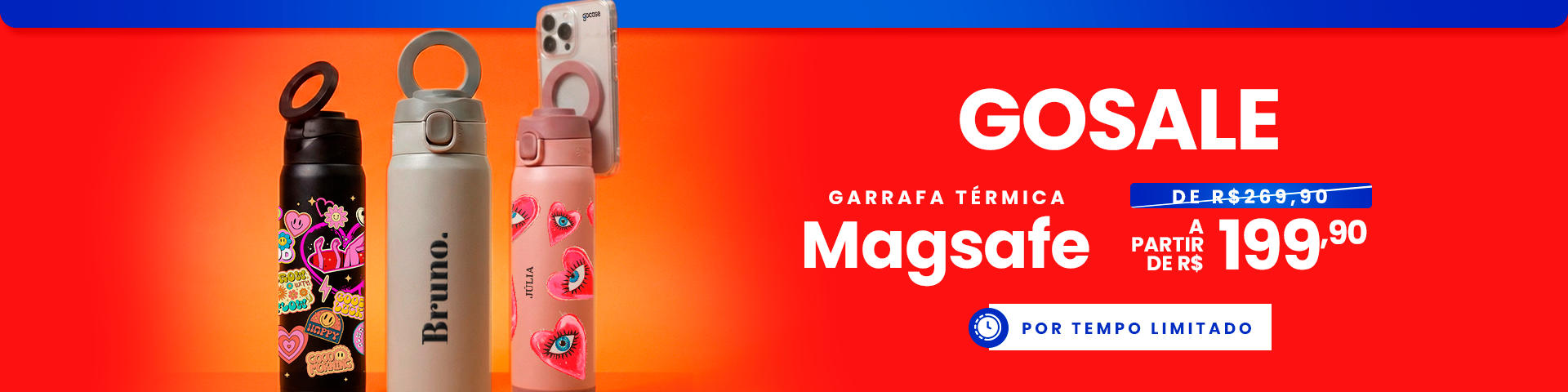 Garrafa Térmica Magsafe + Ebook